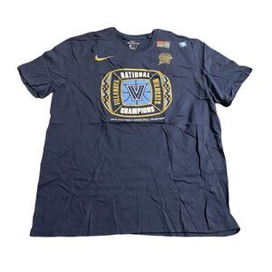Nike Villanova Wildcats Mens L NCAA Basketball‎ National Champions Navy Blue